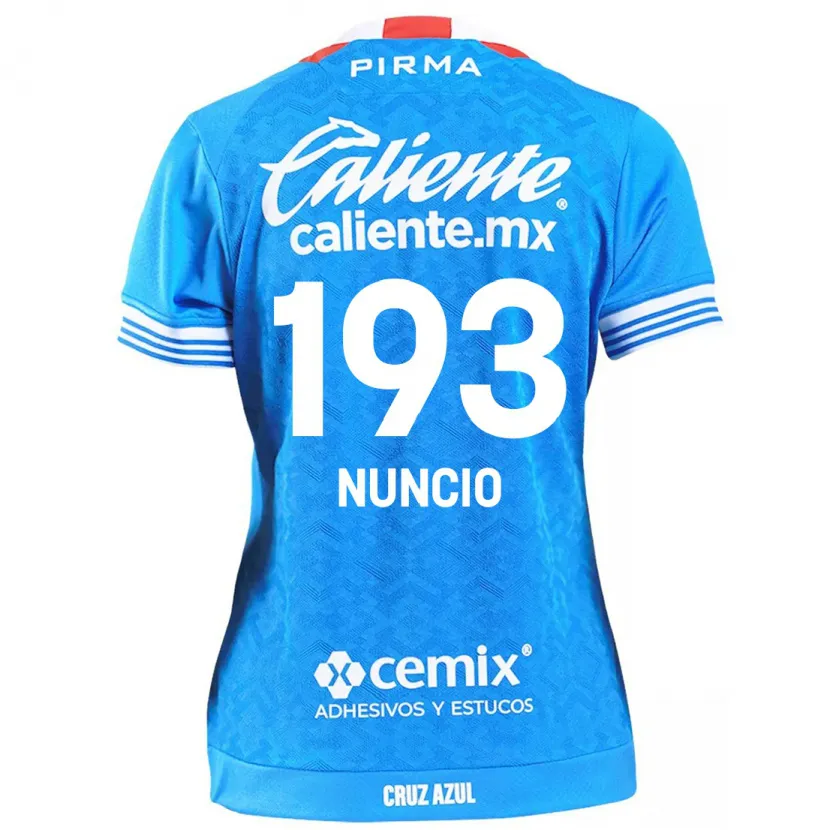 DanxenメンズJorge Nuncio#193スカイブルーホームシャツ2024/25ジャージーユニフォーム