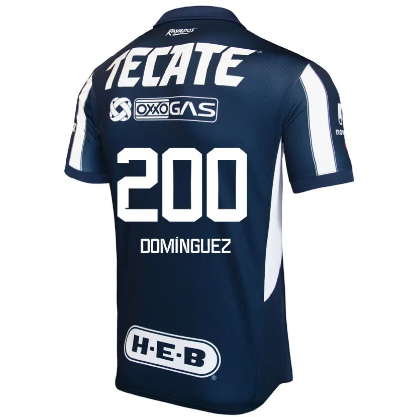 DanxenメンズJoel Domínguez#200青 赤 白ホームシャツ2024/25ジャージーユニフォーム