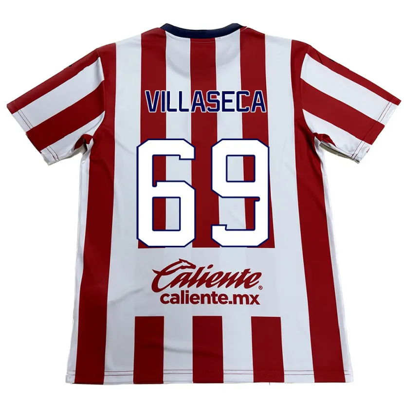 DanxenメンズDaniel Villaseca#69赤白ホームシャツ2024/25ジャージーユニフォーム