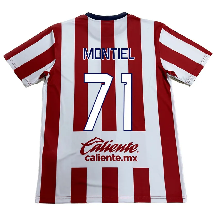 DanxenメンズErick Montiel#71赤白ホームシャツ2024/25ジャージーユニフォーム