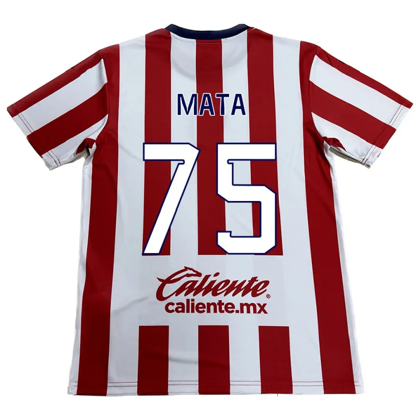 DanxenメンズHugo Mata#75赤白ホームシャツ2024/25ジャージーユニフォーム