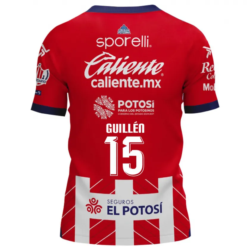 DanxenメンズDaniel Guillén#15赤白ホームシャツ2024/25ジャージーユニフォーム