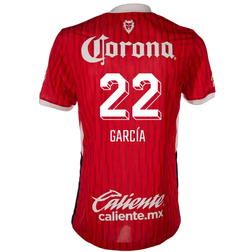 DanxenメンズLuis García#22赤白ホームシャツ2024/25ジャージーユニフォーム