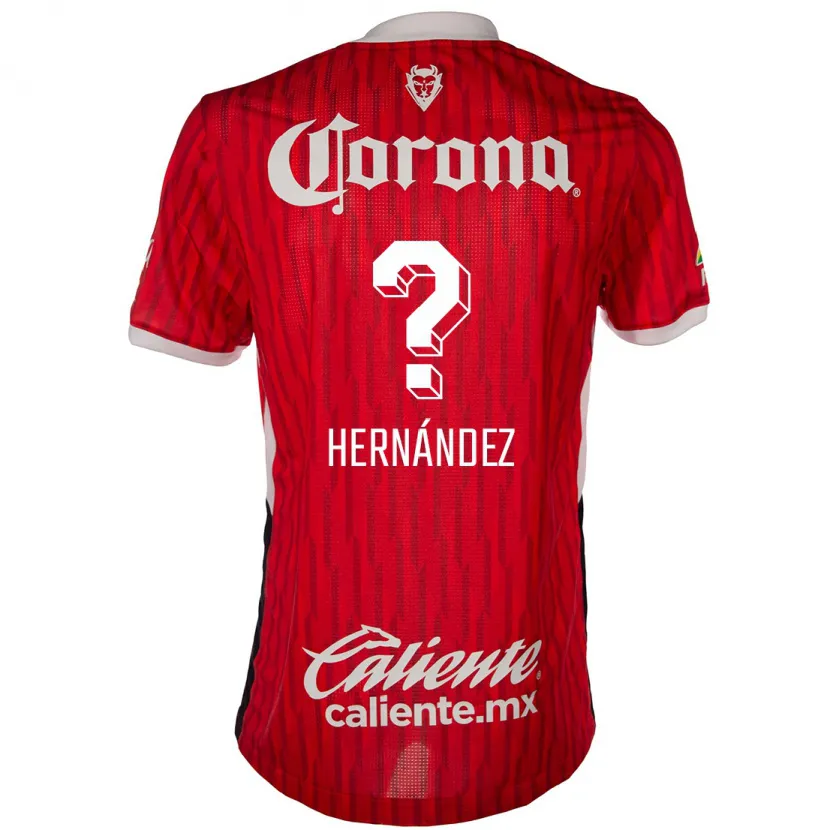 DanxenメンズFrancisco Hernández#0赤白ホームシャツ2024/25ジャージーユニフォーム