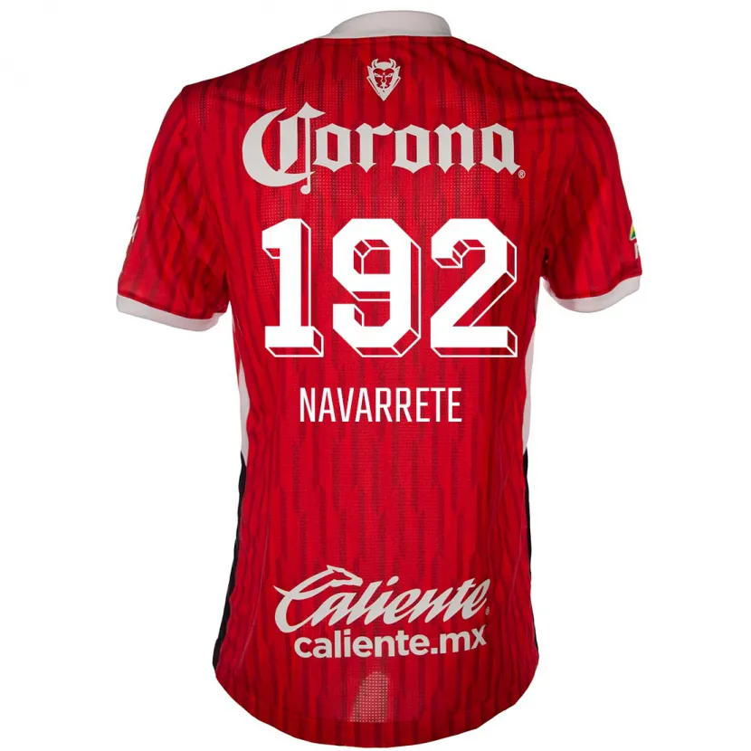 DanxenメンズLuis Navarrete#192赤白ホームシャツ2024/25ジャージーユニフォーム
