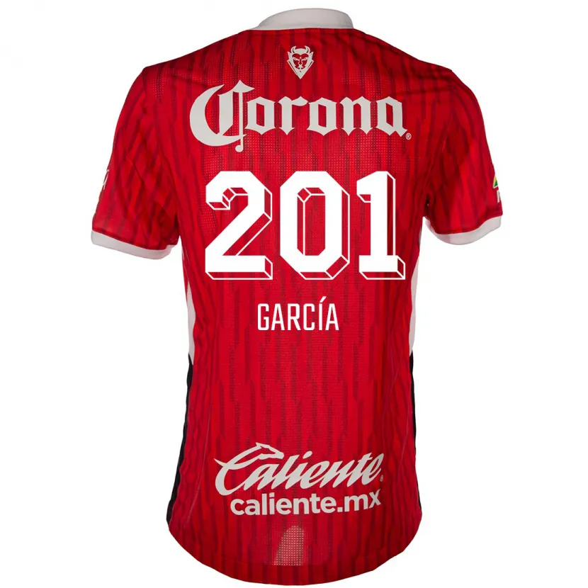 DanxenメンズEros García#201赤白ホームシャツ2024/25ジャージーユニフォーム