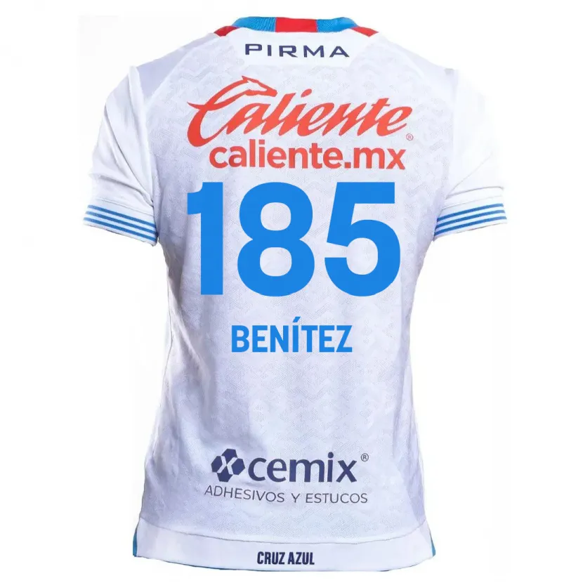 DanxenメンズCristopher Benítez#185白青アウェイシャツ2024/25ジャージーユニフォーム