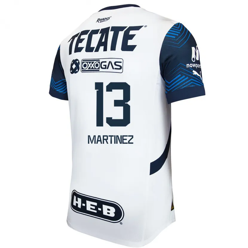 DanxenメンズJaziel Martínez#13白青アウェイシャツ2024/25ジャージーユニフォーム