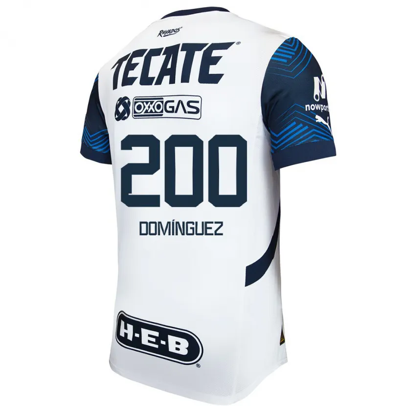 DanxenメンズJoel Domínguez#200白青アウェイシャツ2024/25ジャージーユニフォーム