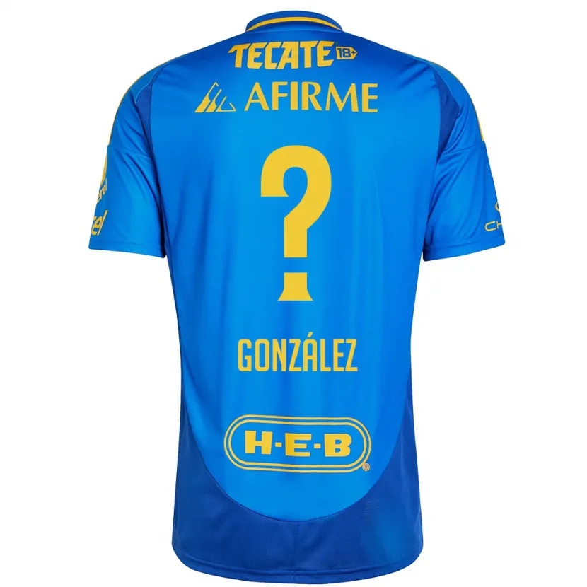 DanxenメンズFernando González#0青 黄アウェイシャツ2024/25ジャージーユニフォーム