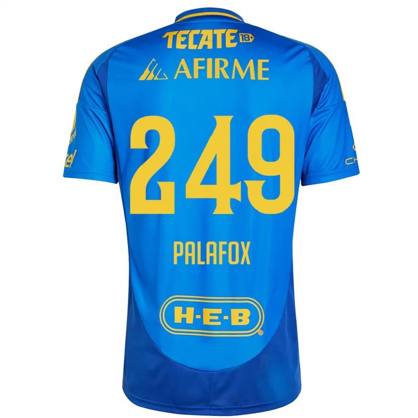 DanxenメンズJosé Palafox#249青 黄アウェイシャツ2024/25ジャージーユニフォーム