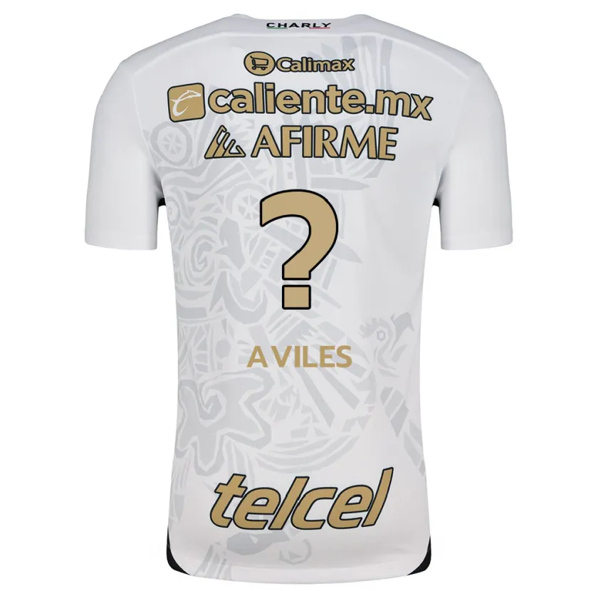 DanxenメンズEmiliano Aviles#0白黒アウェイシャツ2024/25ジャージーユニフォーム