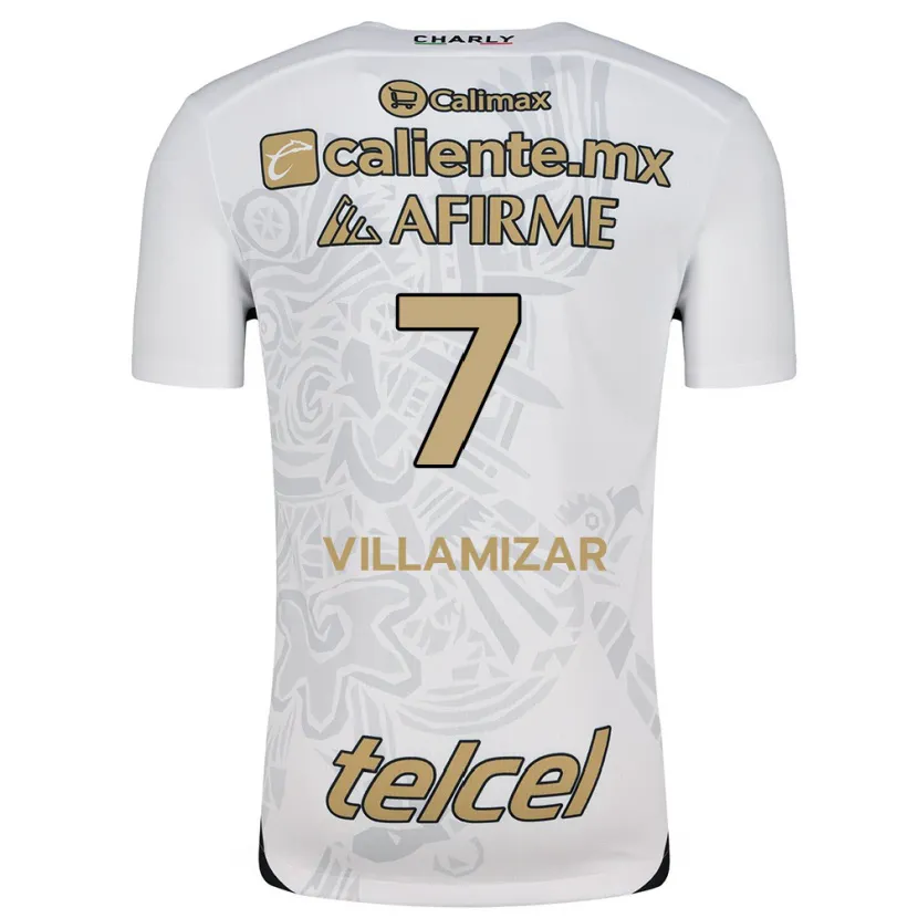 DanxenメンズPaola Villamizar#7白黒アウェイシャツ2024/25ジャージーユニフォーム