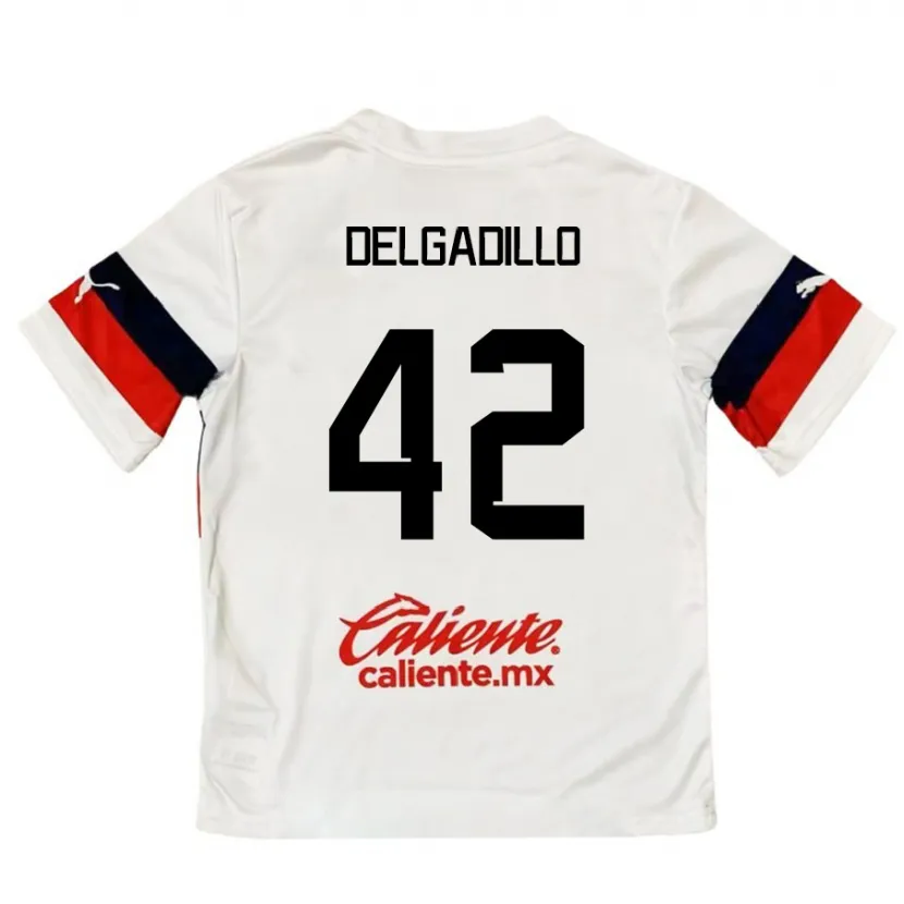 DanxenメンズDiego Delgadillo#42赤、白アウェイシャツ2024/25ジャージーユニフォーム