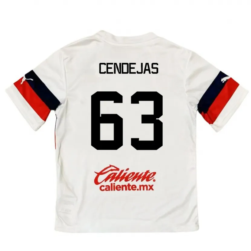 DanxenメンズMatías Cendejas#63赤、白アウェイシャツ2024/25ジャージーユニフォーム