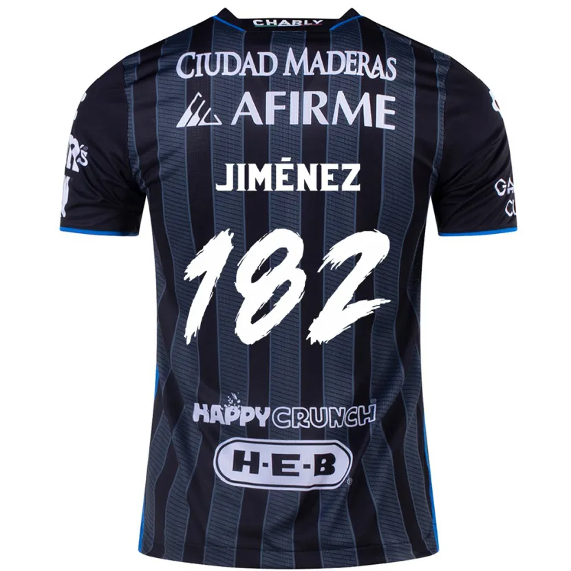 DanxenメンズCarlos Jiménez#182白黒アウェイシャツ2024/25ジャージーユニフォーム