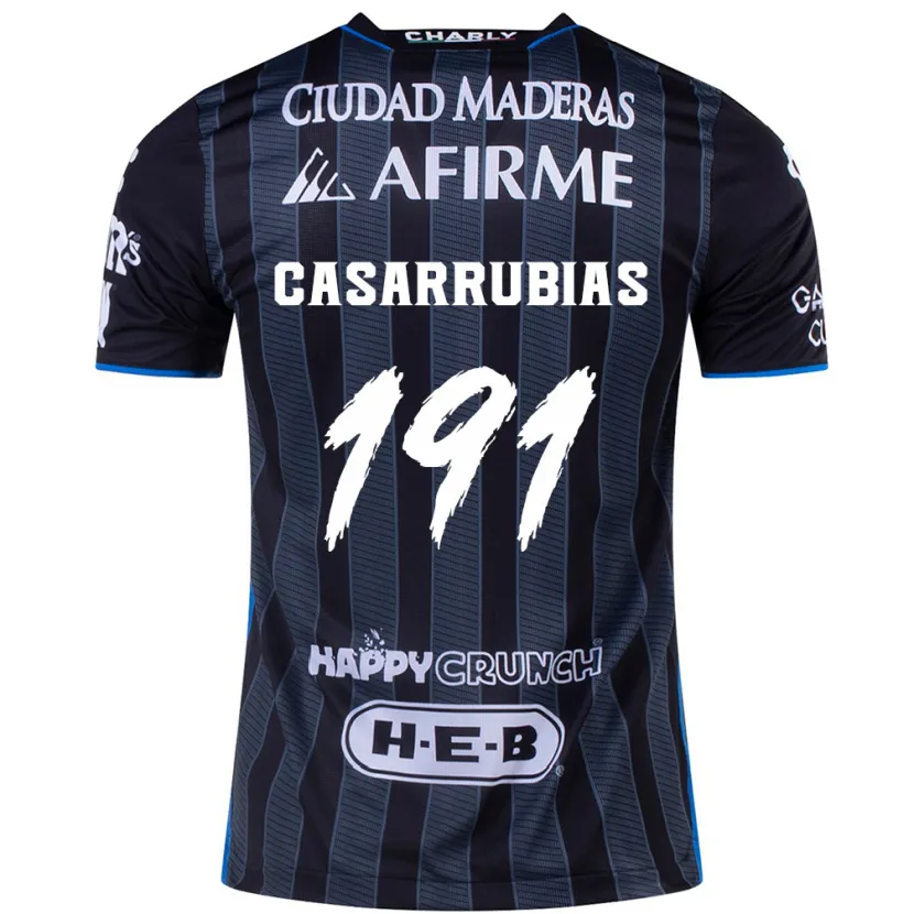 DanxenメンズAaron Casarrubias#191白黒アウェイシャツ2024/25ジャージーユニフォーム