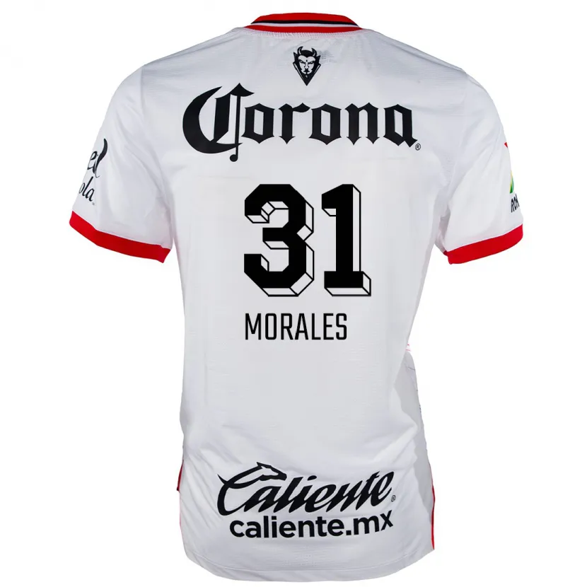 DanxenメンズRobert Morales#31赤、白アウェイシャツ2024/25ジャージーユニフォーム
