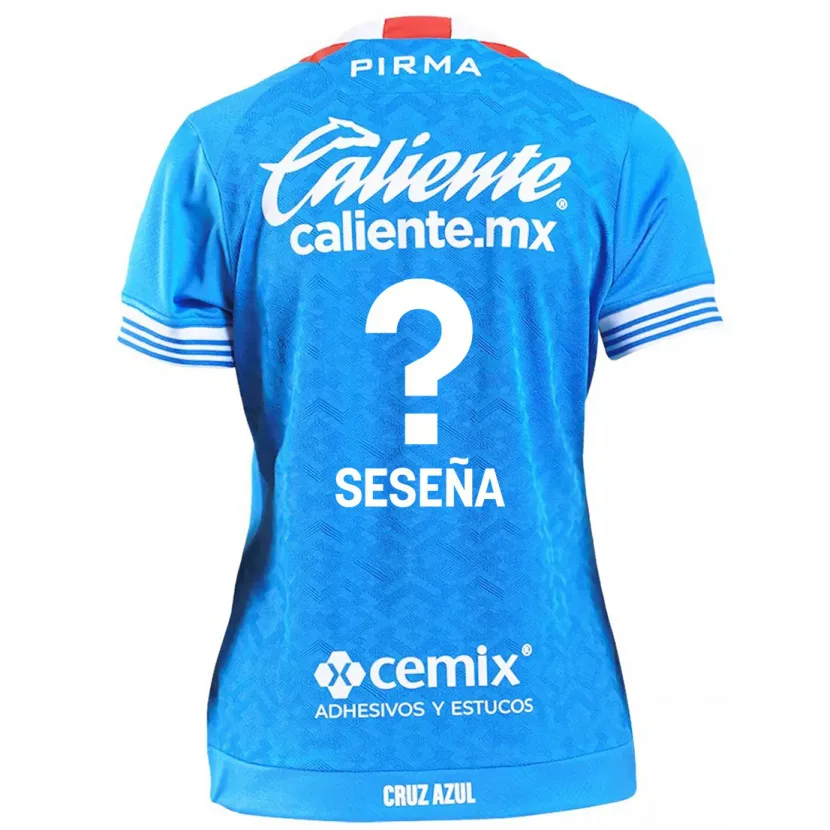 DanxenレディースMiguel Seseña#0スカイブルーホームシャツ2024/25ジャージーユニフォーム