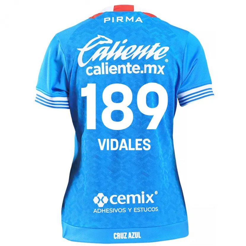 DanxenレディースÁlvaro Vidales#189スカイブルーホームシャツ2024/25ジャージーユニフォーム