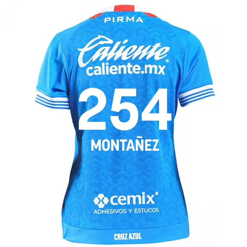 DanxenレディースHumberto Montañez#254スカイブルーホームシャツ2024/25ジャージーユニフォーム