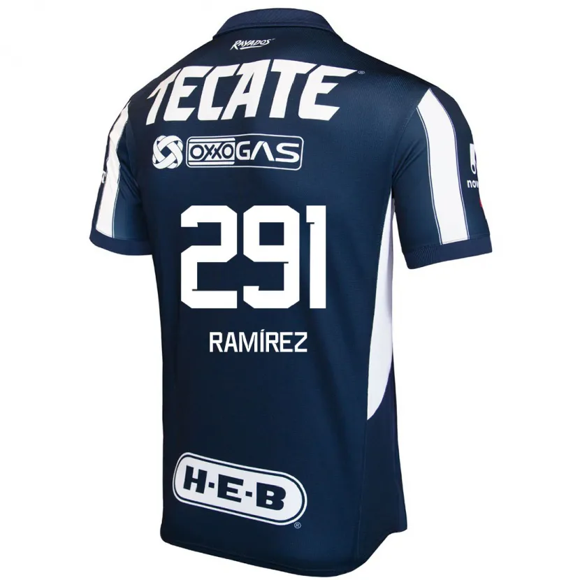 DanxenレディースFabián Ramírez#291青 赤 白ホームシャツ2024/25ジャージーユニフォーム
