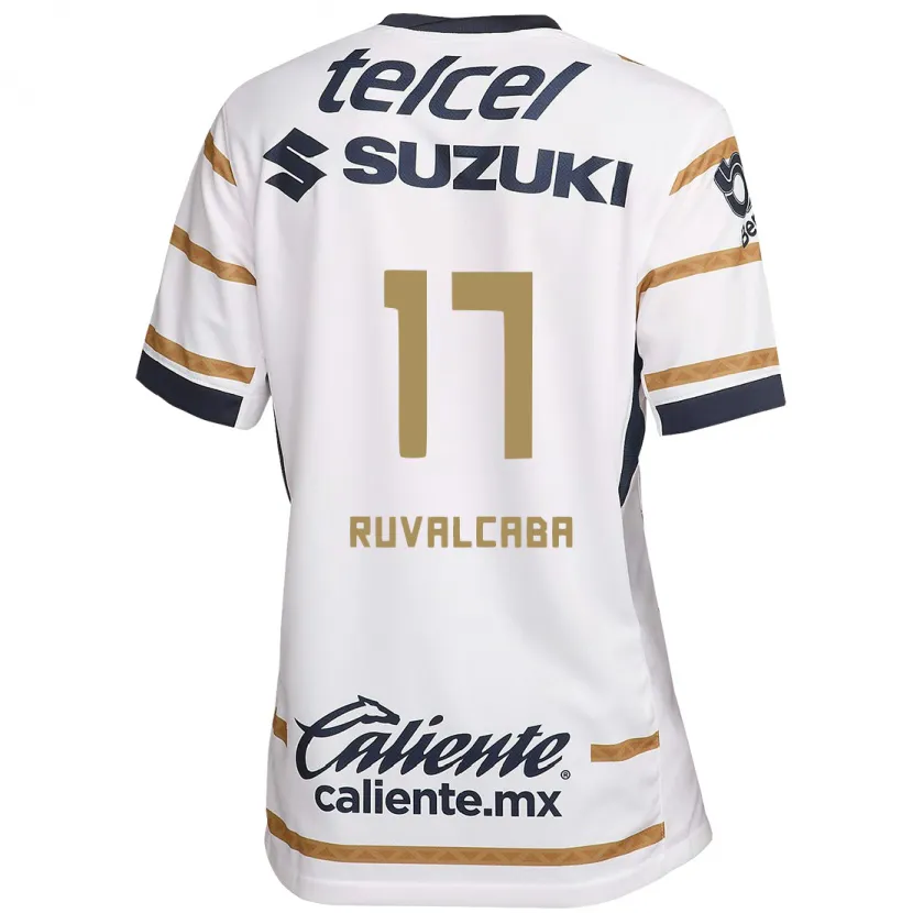 DanxenレディースJorge Ruvalcaba#17ホワイトオブシディアンホームシャツ2024/25ジャージーユニフォーム
