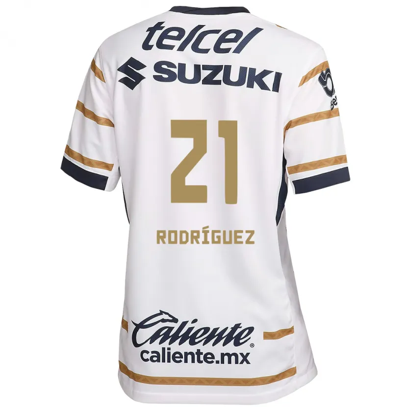 DanxenレディースMichell Rodríguez#21ホワイトオブシディアンホームシャツ2024/25ジャージーユニフォーム