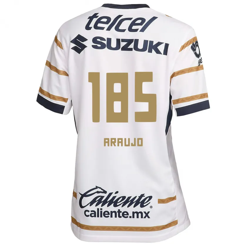 DanxenレディースAndrés Araujo#185ホワイトオブシディアンホームシャツ2024/25ジャージーユニフォーム