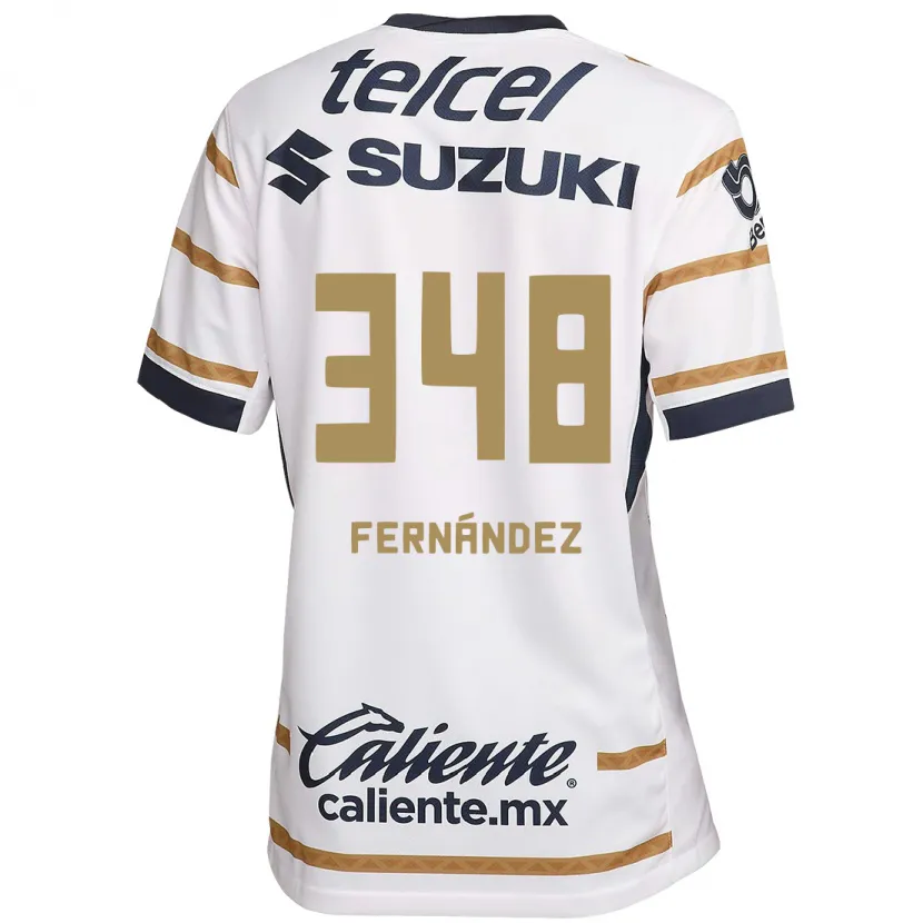DanxenレディースYerik Fernández#348ホワイトオブシディアンホームシャツ2024/25ジャージーユニフォーム