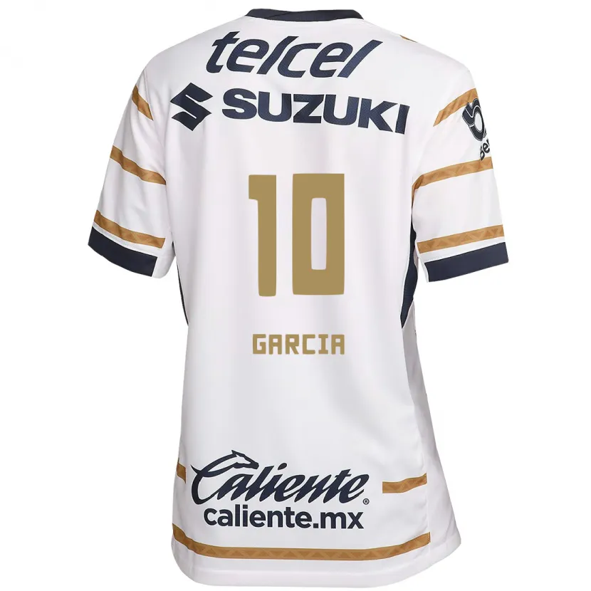 DanxenレディースDaniela Garcia#10ホワイトオブシディアンホームシャツ2024/25ジャージーユニフォーム