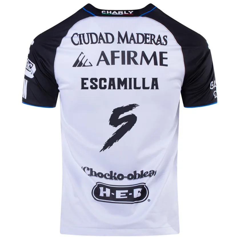 DanxenレディースKevin Escamilla#5ブラックブルーホームシャツ2024/25ジャージーユニフォーム