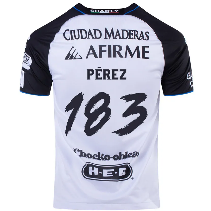 DanxenレディースAldahir Pérez#183ブラックブルーホームシャツ2024/25ジャージーユニフォーム