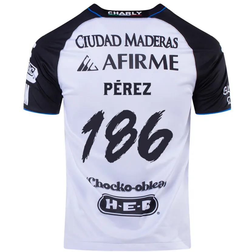 DanxenレディースJosé Pérez#186ブラックブルーホームシャツ2024/25ジャージーユニフォーム