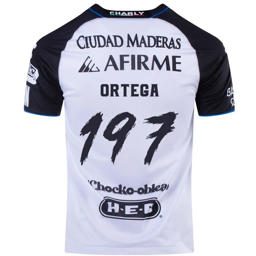 DanxenレディースJavier Ortega#197ブラックブルーホームシャツ2024/25ジャージーユニフォーム