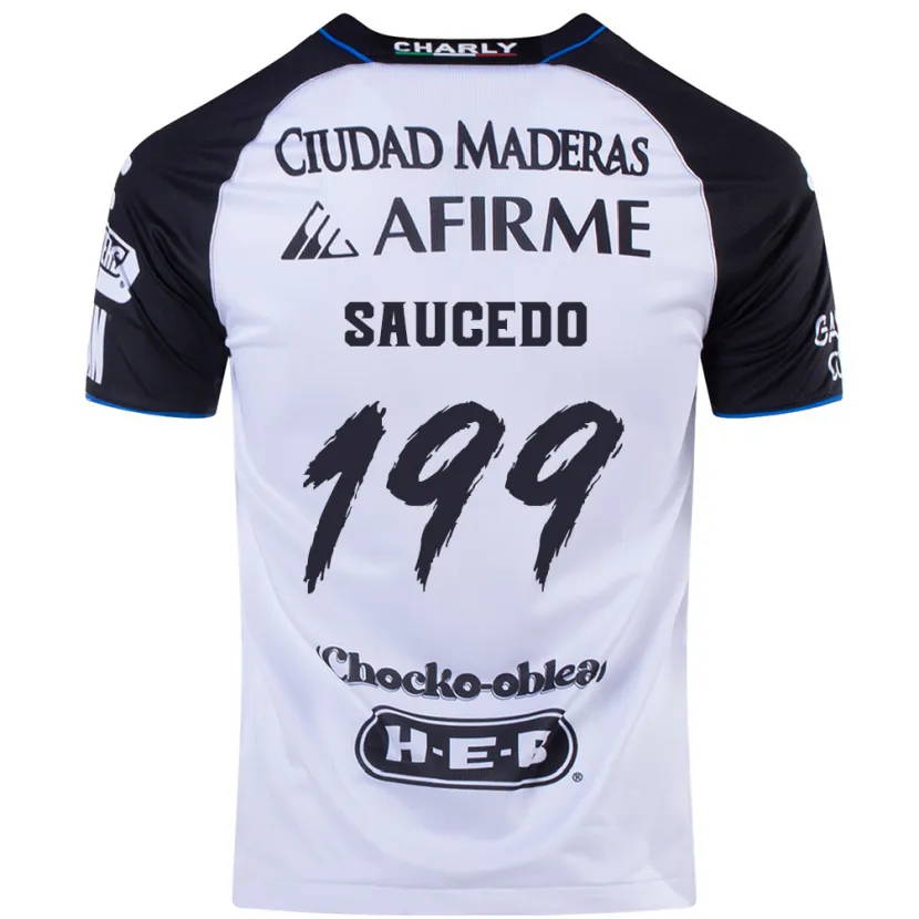 DanxenレディースChristian Saucedo#199ブラックブルーホームシャツ2024/25ジャージーユニフォーム