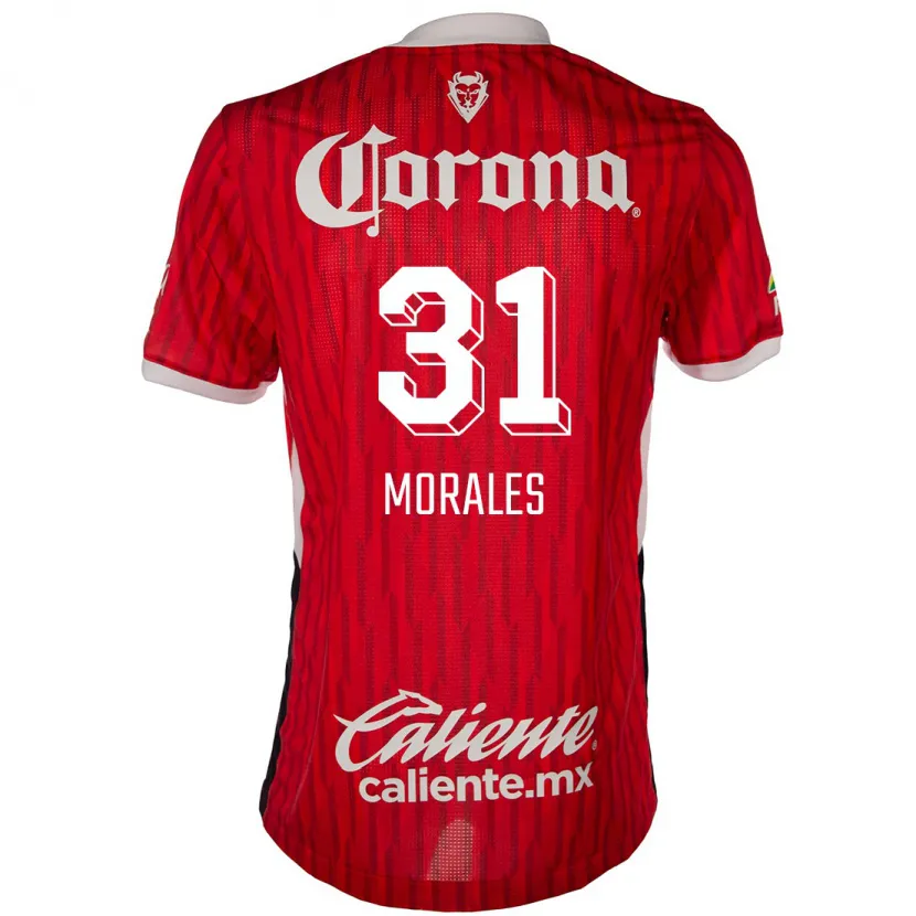 DanxenレディースRobert Morales#31赤白ホームシャツ2024/25ジャージーユニフォーム