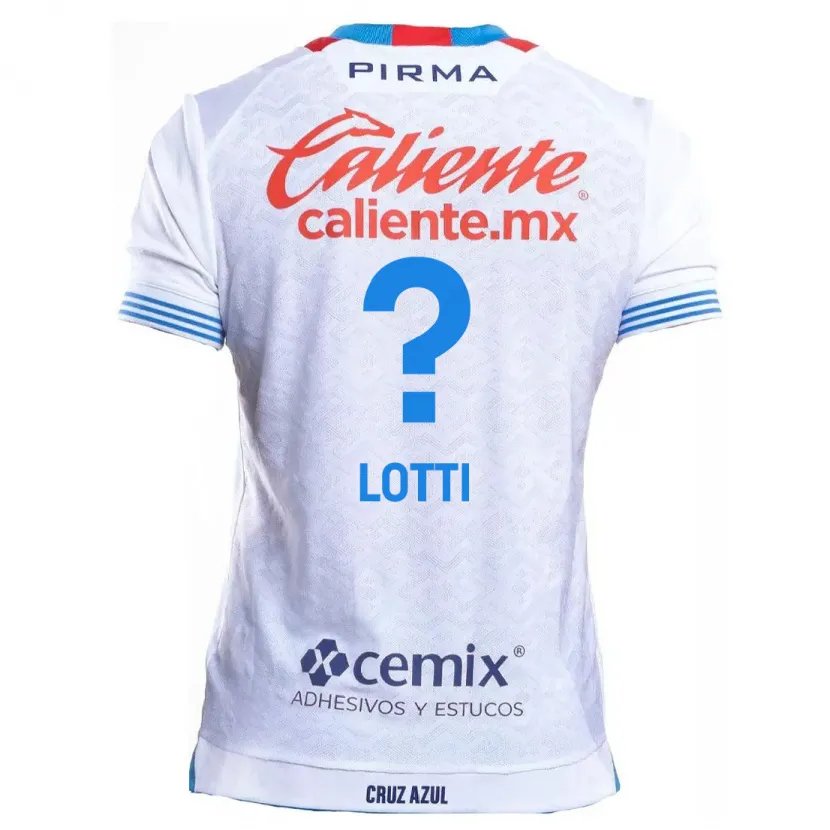 Danxenレディースアウグスト・ロッティ#0白青アウェイシャツ2024/25ジャージーユニフォーム