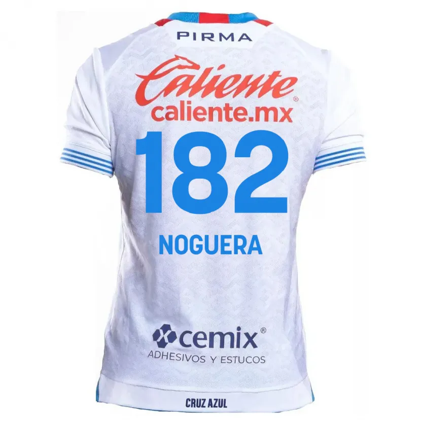 DanxenレディースHeldrich Noguera#182白青アウェイシャツ2024/25ジャージーユニフォーム