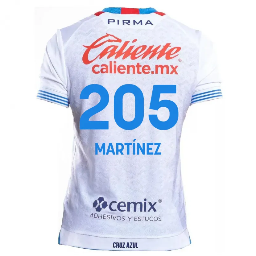 DanxenレディースCésar Martínez#205白青アウェイシャツ2024/25ジャージーユニフォーム