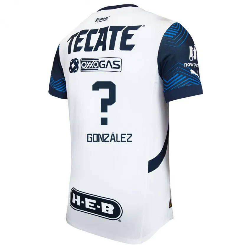 DanxenレディースIrvin González#0白青アウェイシャツ2024/25ジャージーユニフォーム