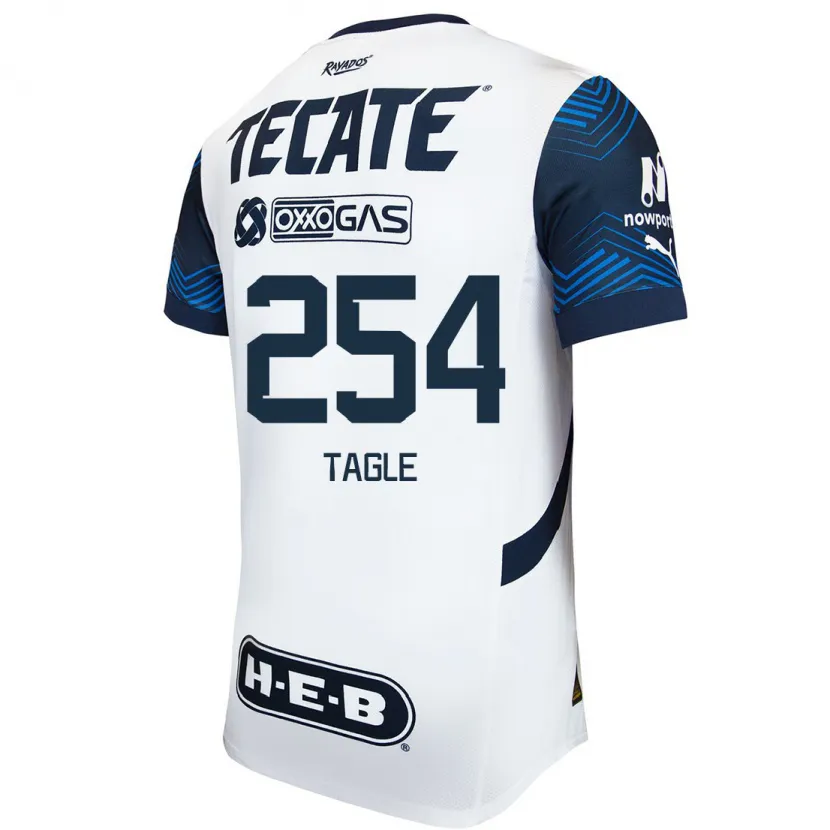 DanxenレディースAlessandro Tagle#254白青アウェイシャツ2024/25ジャージーユニフォーム