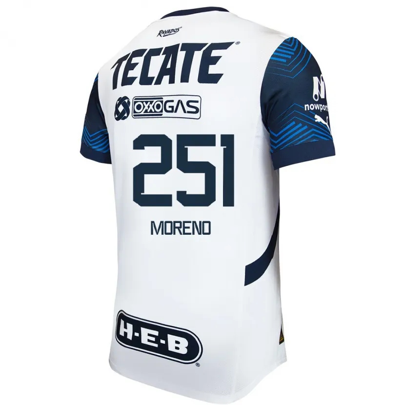 DanxenレディースJosué Moreno#251白青アウェイシャツ2024/25ジャージーユニフォーム