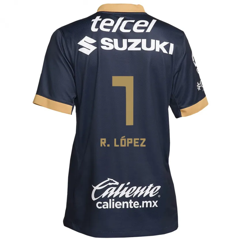 Danxenレディースロドリーゴ・ロペス#7オブシディアンゴールドホワイトアウェイシャツ2024/25ジャージーユニフォーム