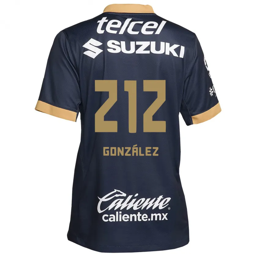 DanxenレディースJosé González#212オブシディアンゴールドホワイトアウェイシャツ2024/25ジャージーユニフォーム