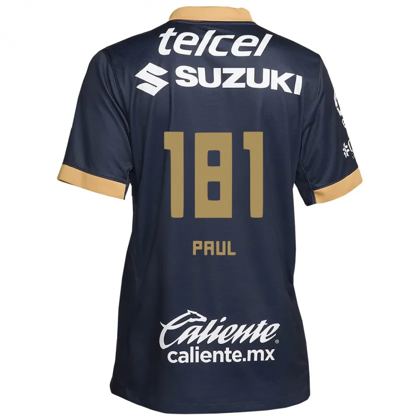 DanxenレディースMiguel Paul#181オブシディアンゴールドホワイトアウェイシャツ2024/25ジャージーユニフォーム