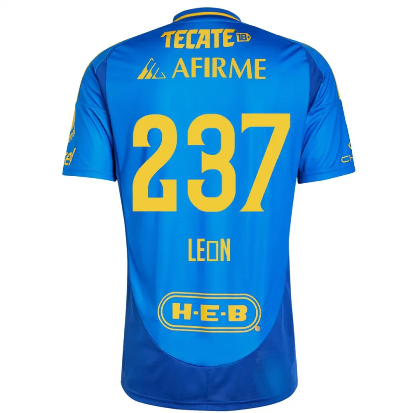 DanxenレディースGabriel León#237青 黄アウェイシャツ2024/25ジャージーユニフォーム