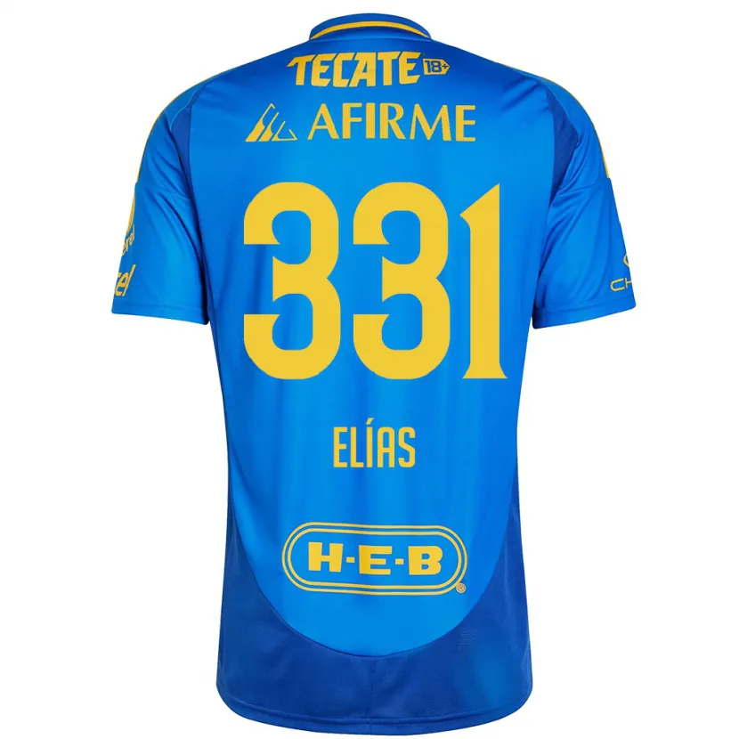DanxenレディースBruno Elías#331青 黄アウェイシャツ2024/25ジャージーユニフォーム