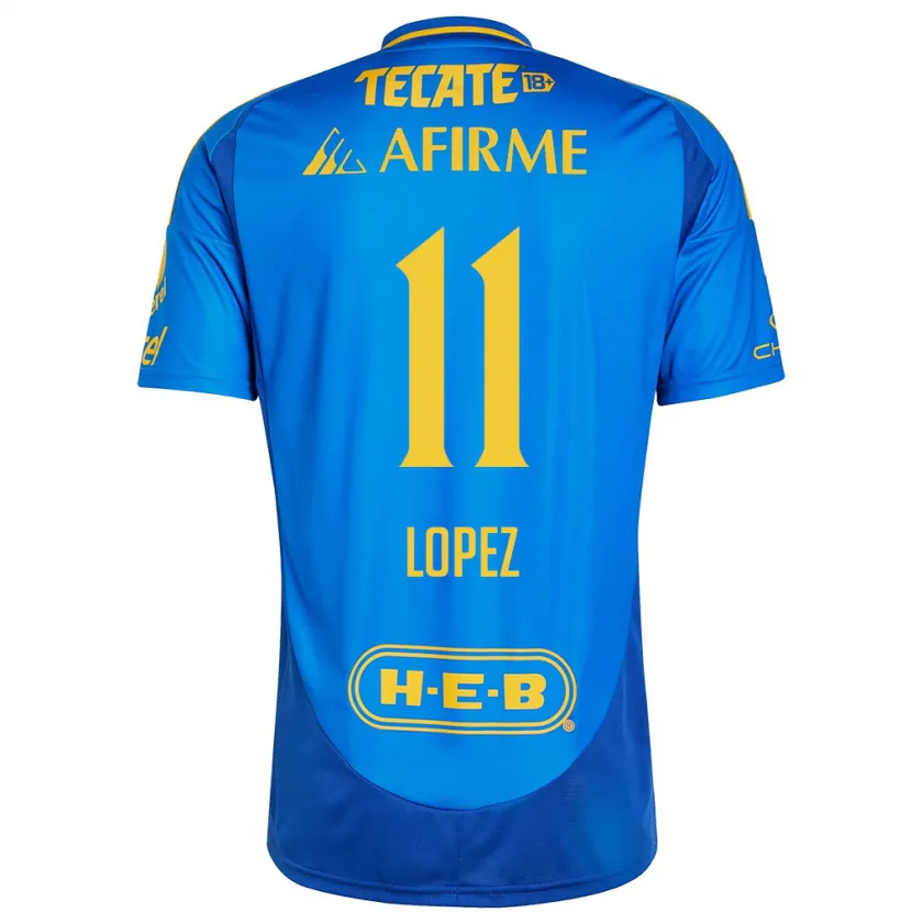 DanxenレディースNicolas Lopez#11青 黄アウェイシャツ2024/25ジャージーユニフォーム