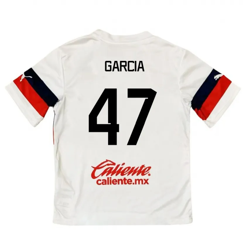 DanxenレディースGael García#47赤、白アウェイシャツ2024/25ジャージーユニフォーム